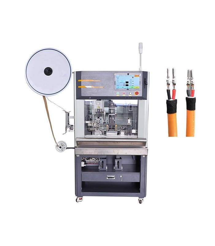 Automatic Multi Pole Cable Stripping and Crimping Cutting Machine