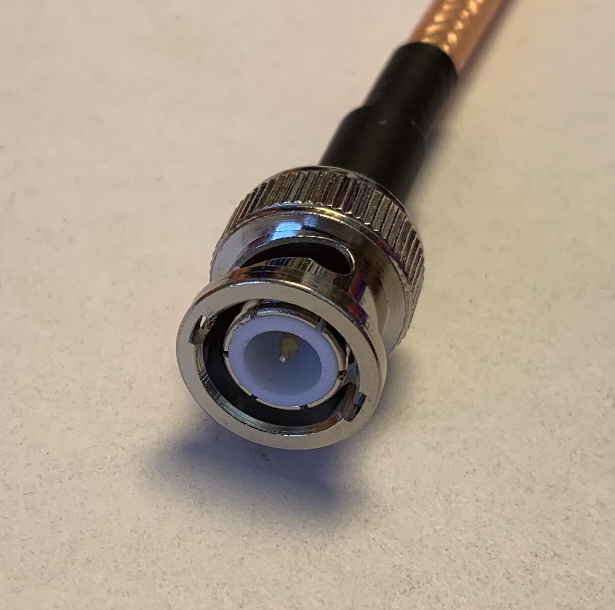 RG400 UHF Male PL259 to BNC Male MILC17 Double Shield Coax PICK LENGTH RF US Lot