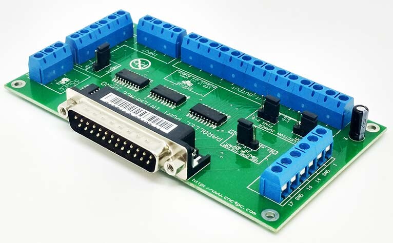 C10 -  BI-Directional Parallel Port CNC Breakout  Board
