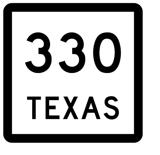 Texas State Highway 330 Sticker Decal