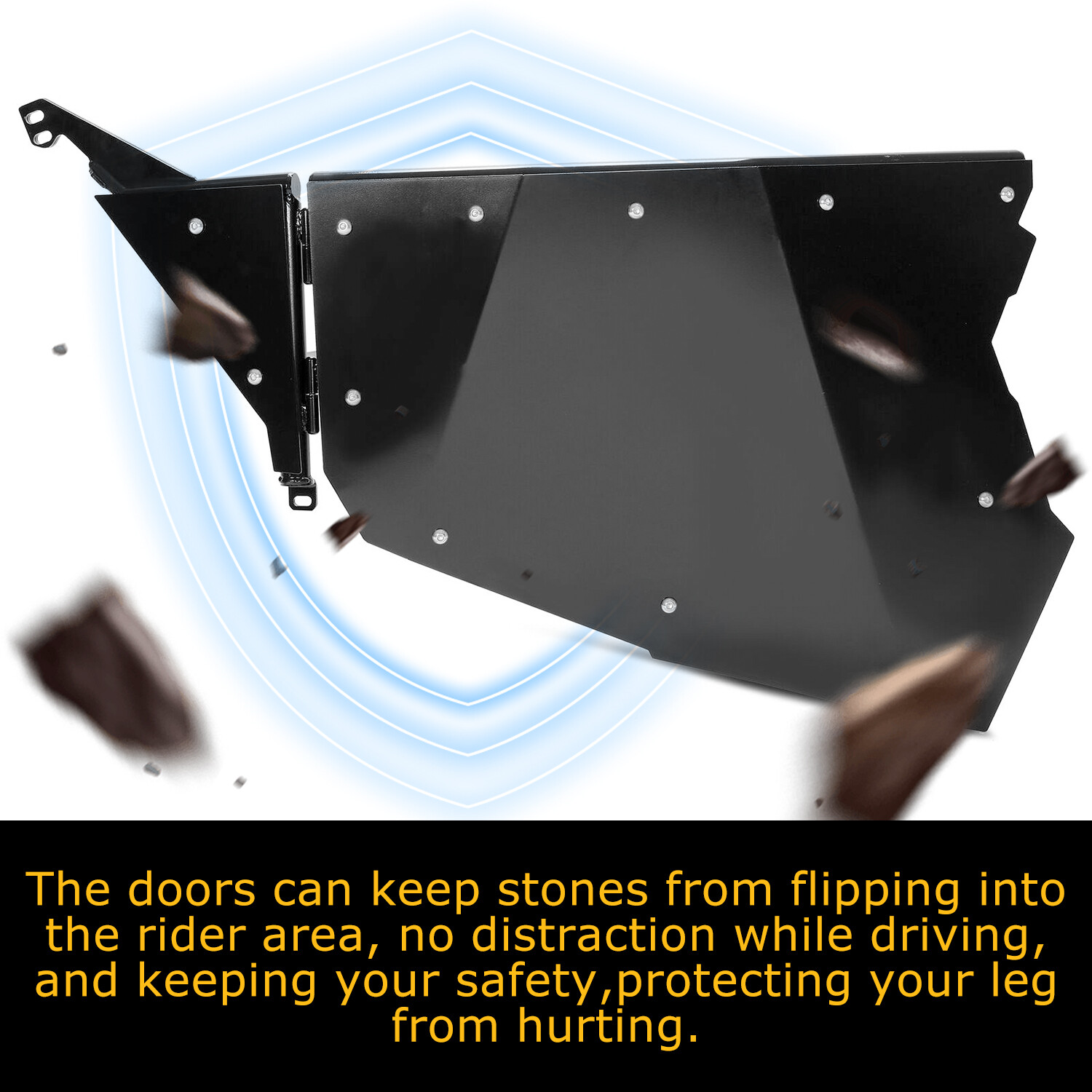 UTV Full Aluminum Doors For 2014-2022 Polaris RZR XP Turbo/S XP 1000 2 Seats