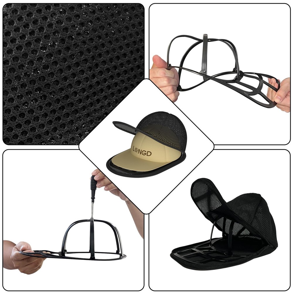 Baseball Cap Hat Washer Sturdy Protector with Frame Cage for Laundry Cleaning