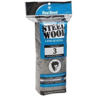 Steel Wool, Course, #3 Red Devil 0316 75339003169