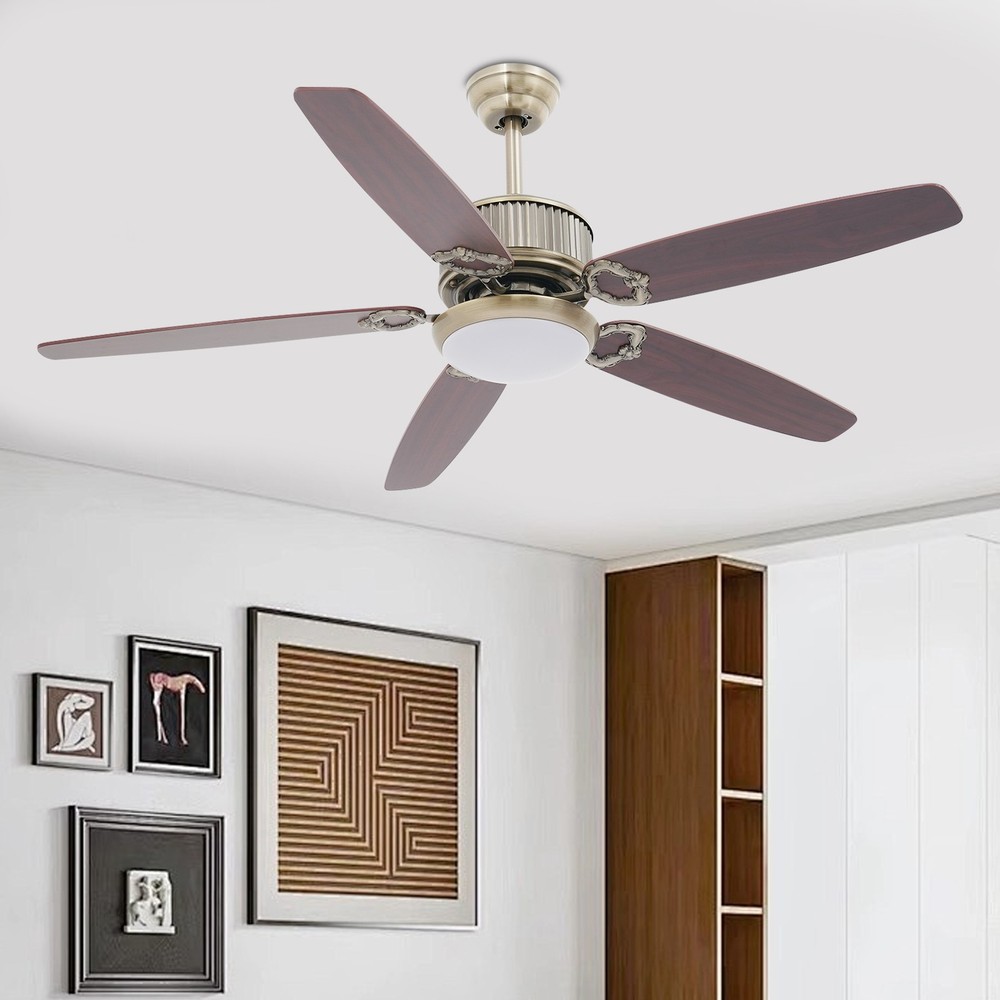 Ceiling Fan Light With Remote Control Modern Dimmable Led Ceiling Fan Light