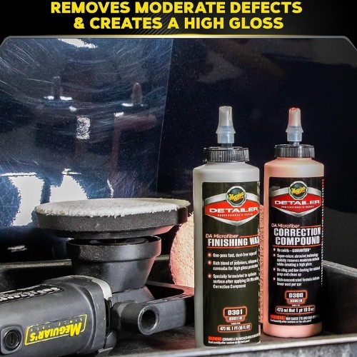 Meguiar's DMCKIT5 DA Microfiber Paint Correction System Starter Kit, 5 inch