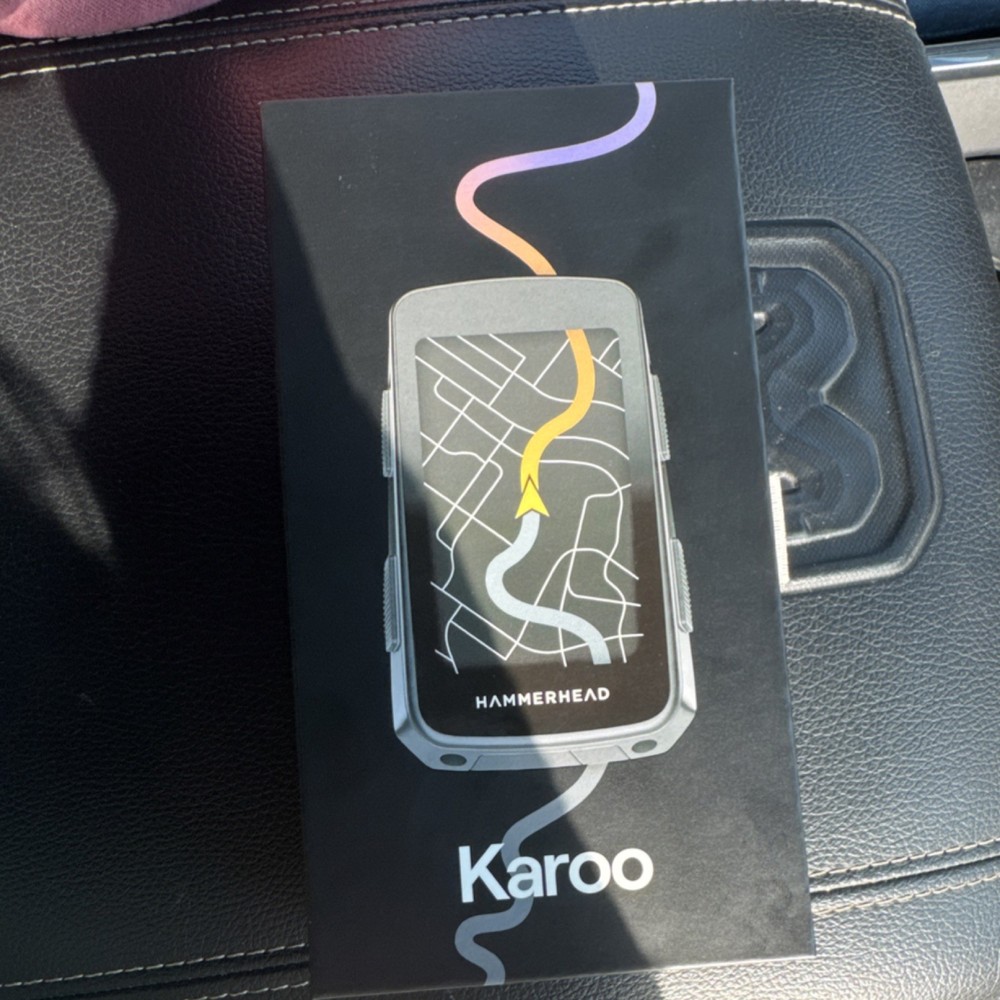 Hammerhead Karoo Bike Computer Touchscreen Bluetooth ANT+ GNSS w/ Mount, Cable