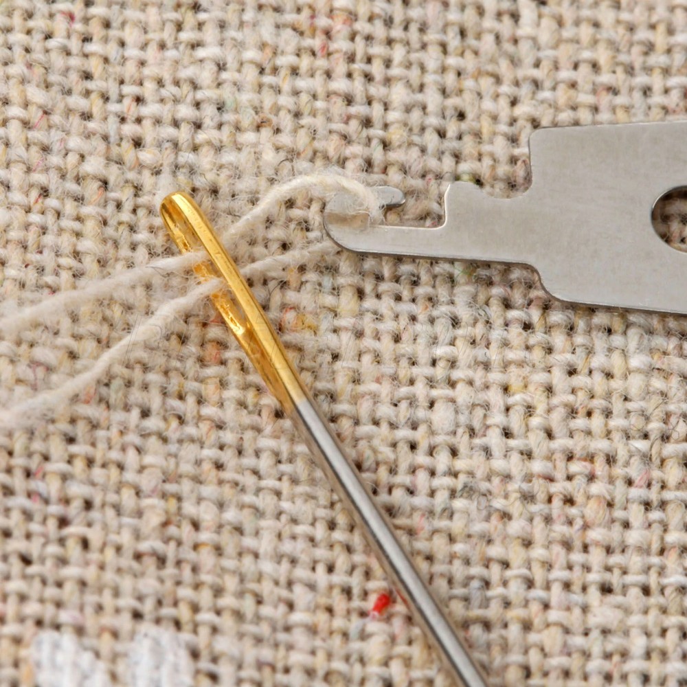 10pcs Needles-threading Threader Hook Needle DIY Sewing Cross Stitch Hand Craft