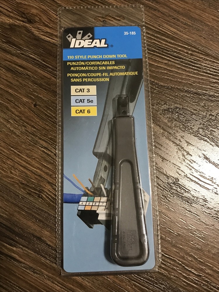 *NIP* Ideal (#35-185) - Networking Cable Non-Impact Punch Down Tool