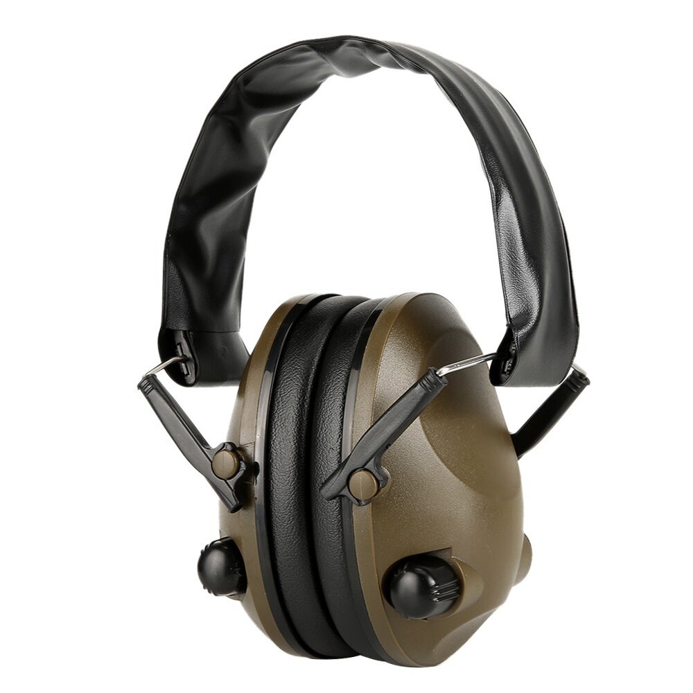 Foldable Electronic Ear Muffs Noise Blocking Shooting Hearing Safety Protector