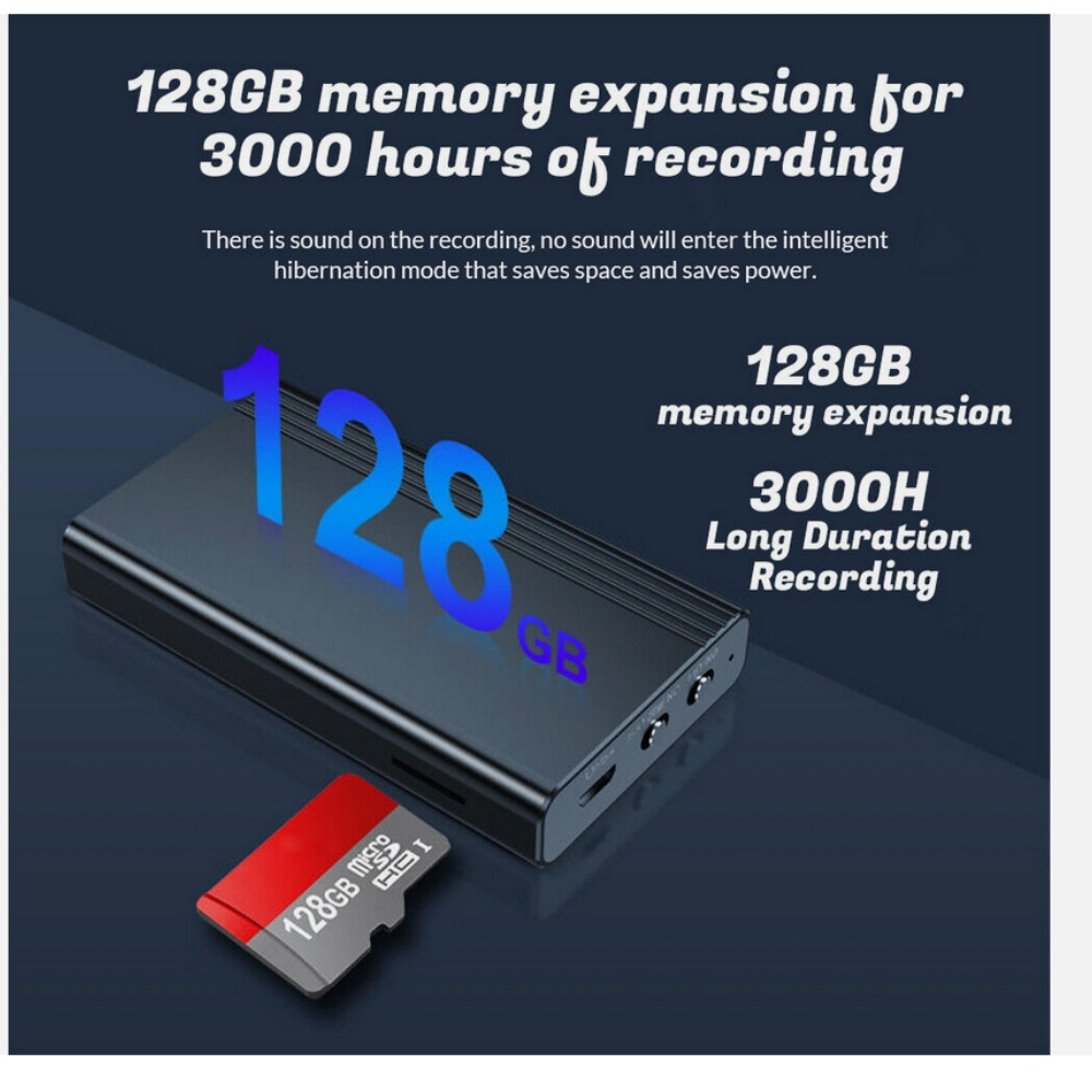 Spy Digital Voice Activated Mini Sound Audio Recorder Dictaphone MP3 Player