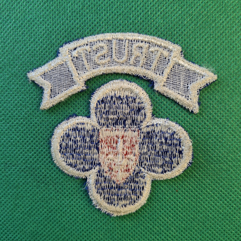 US Army Post WW2/ Trieste Occupation Forces W/"Trust" Tab Patch