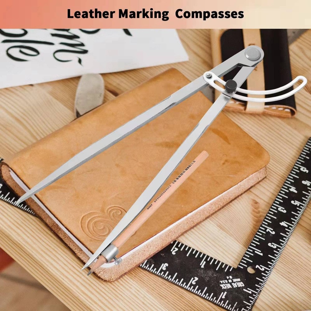24 inch Compass for Geometry, Compass for Woodworking, Precision Woodworking