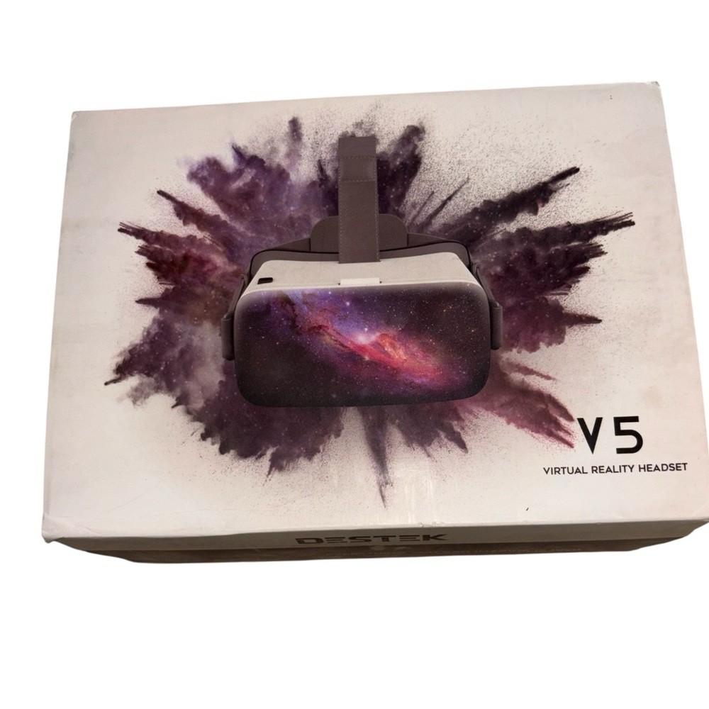 DESTEK V5 Virtual Reality Headset 3D VR Glasses for iPhone & Android