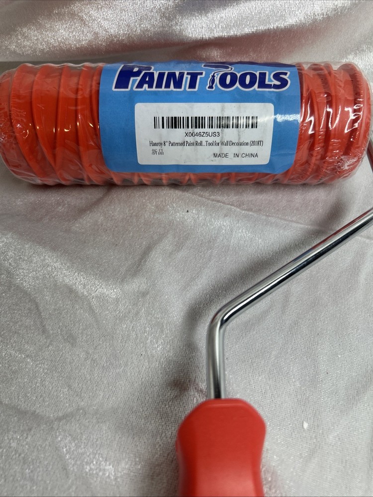 8in Rubber Patterned Paint Roller for Wood Pattern Graining