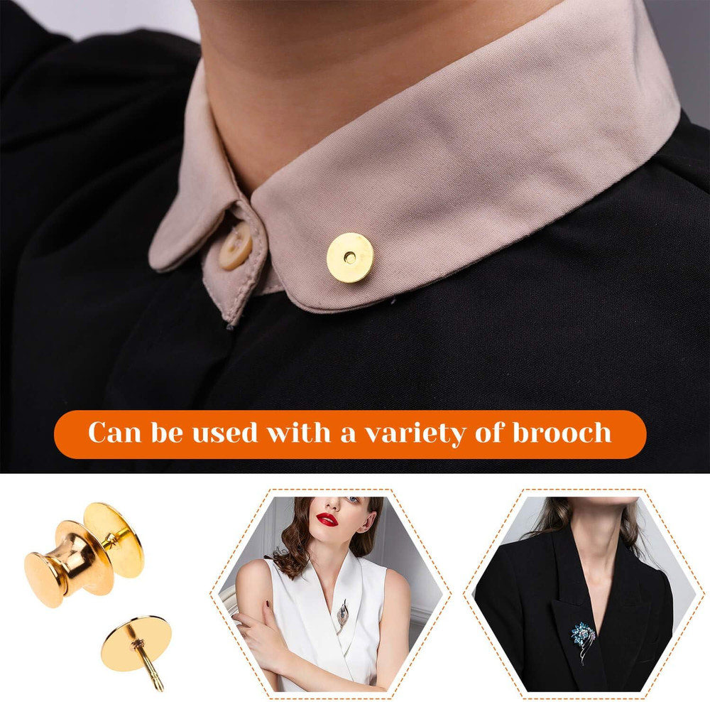 84Pcs Locking Pin Backs Set for Enamel, Brooch, Lapel, Hat Pins Assorted Styles