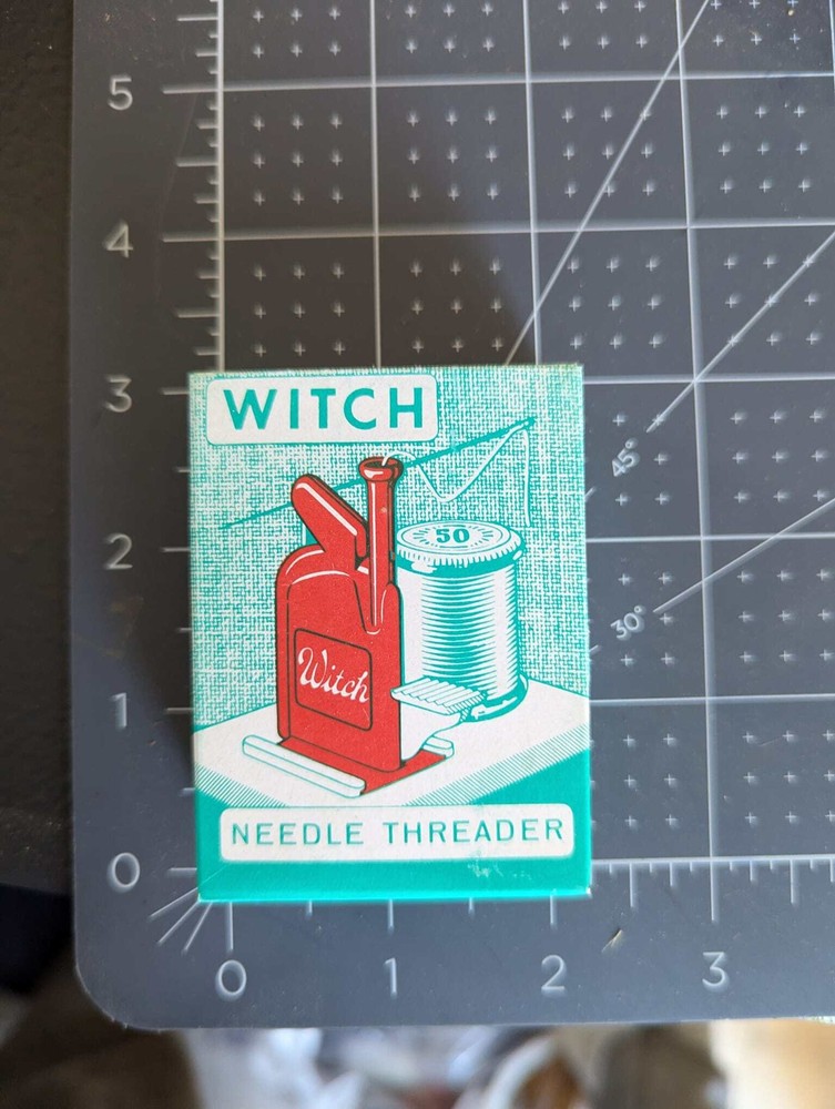 Vintage Witch Needle Threader made in Western Germany