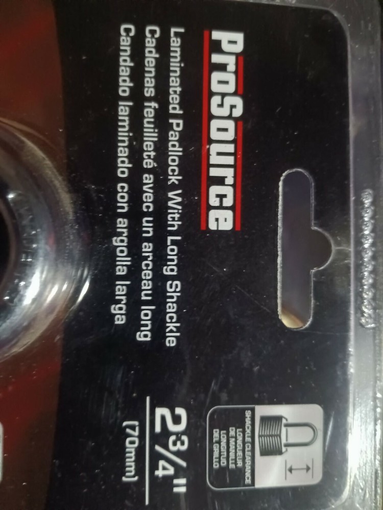 2 PACKS PROSOURCE 23/4" LAMINATED PADLOCK