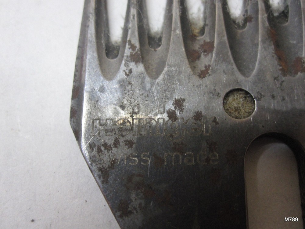Single Heiniger Rapier 332N S Full Thickness Shearing Comb