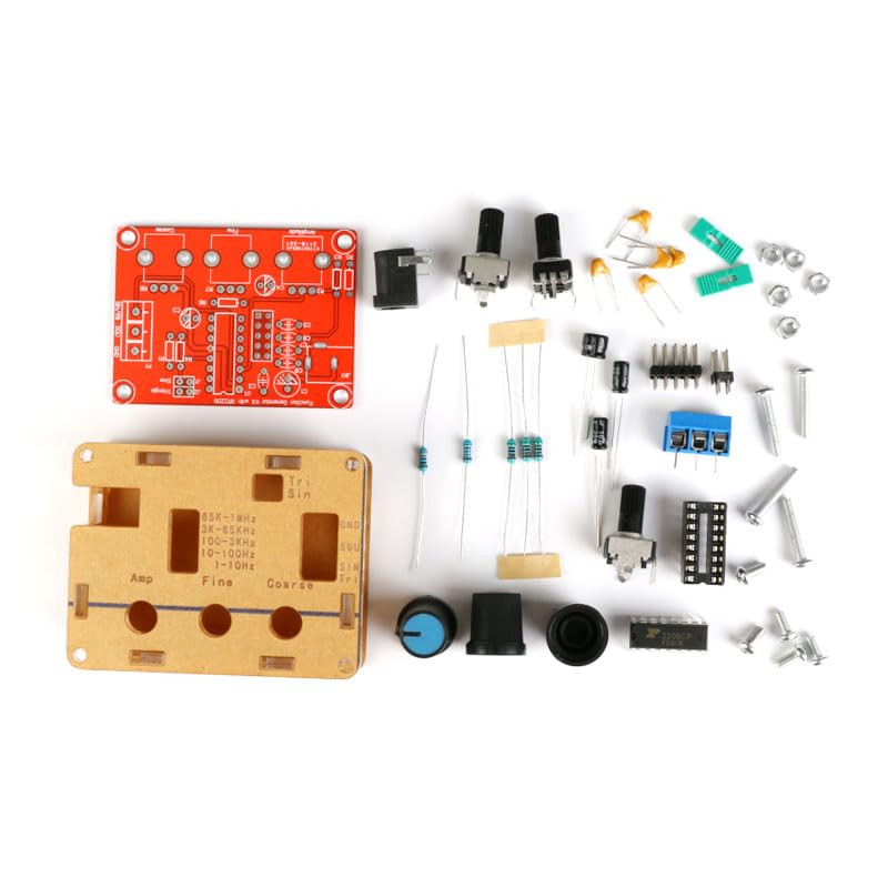 High Precision Function Signal Generator DIY Kit XR2206 Adjustable Frequency Amp