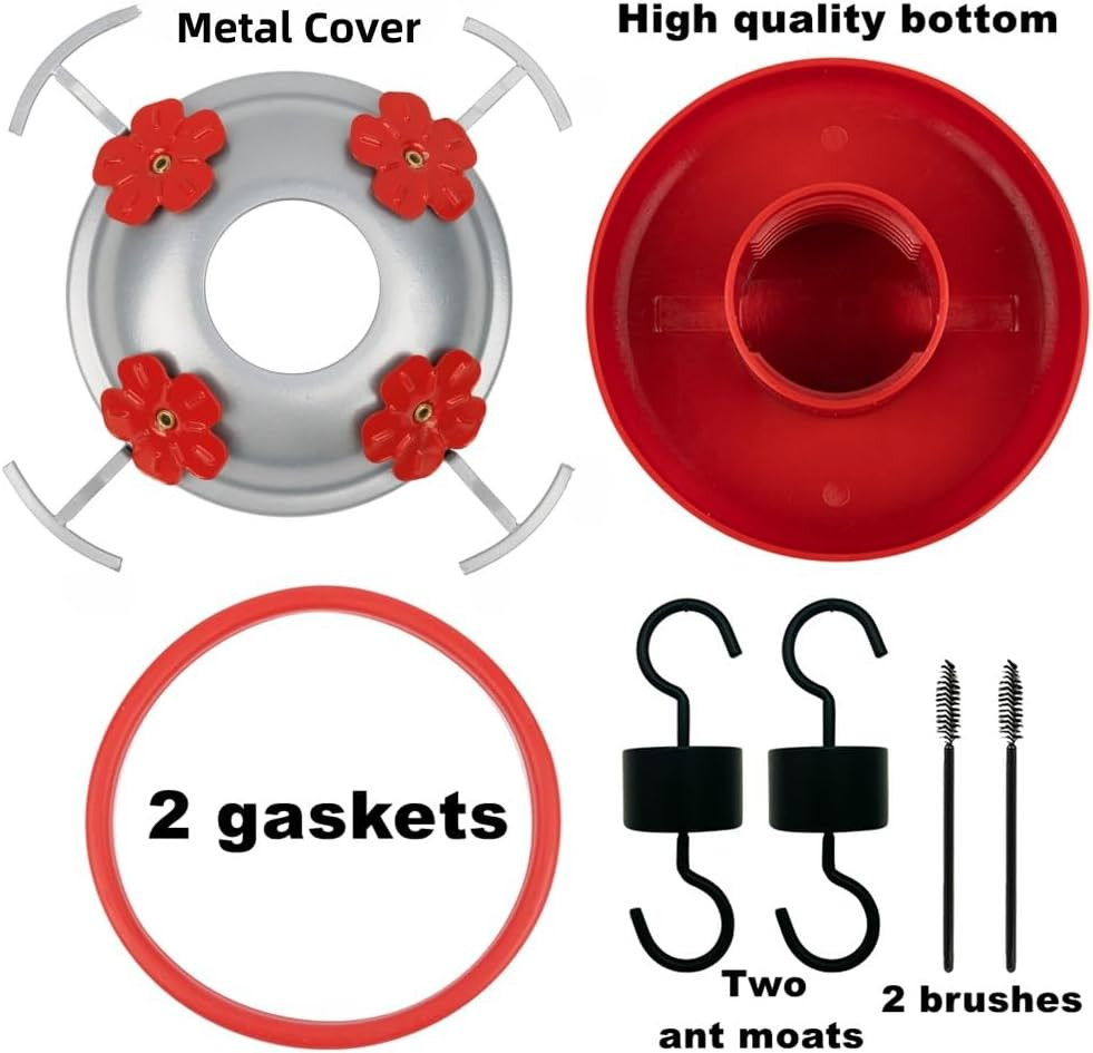 Hummingbird Feeder Base Replacement Parts Set Includes Hummingbird Feeder Bottom