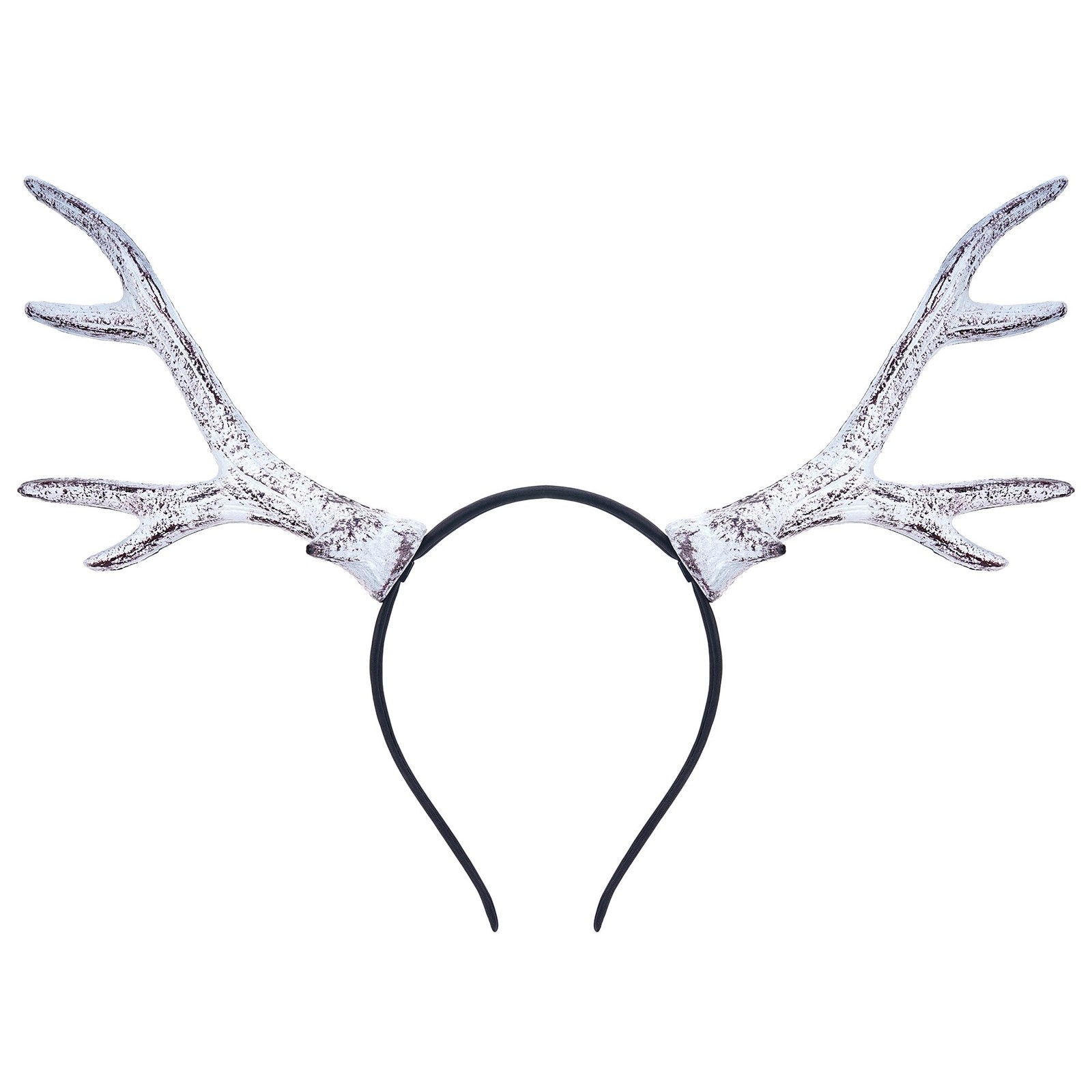 MOSTORY White Antler Horns Headband - Deer Antlers for Adult
