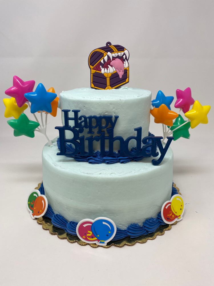 Dungeons and Dragons Chest Cake Topper Set