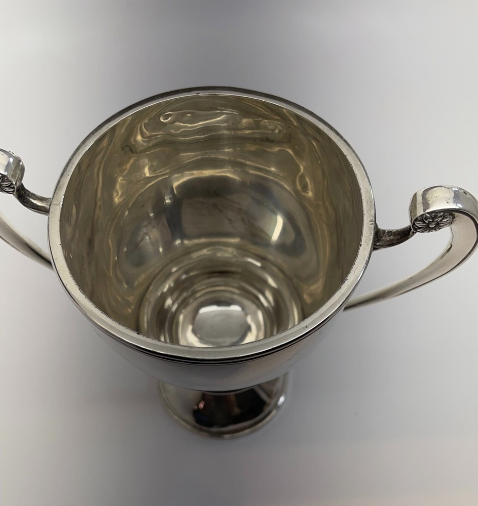 Silver Enamel Trophy Cup Chalice Arts & Crafts