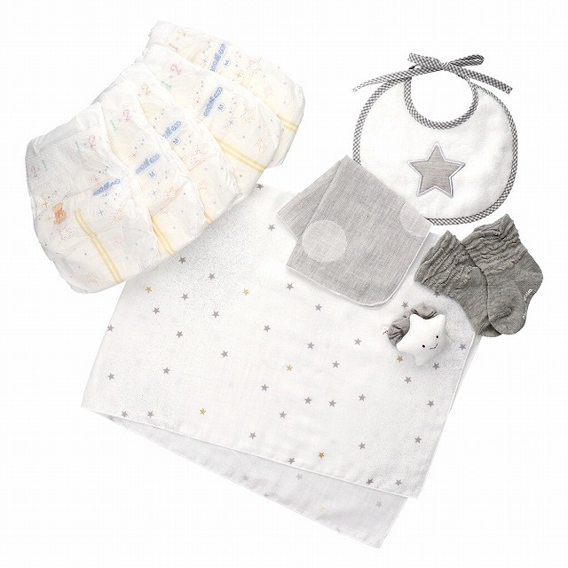 Gift Set Milky Way Diaper Cake