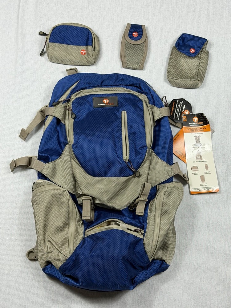 Trailflex hiking backpack 8003 TF modular backpack set missing base harness NEW