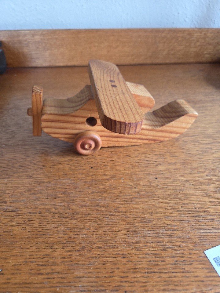 Handmade Wooden Airplane