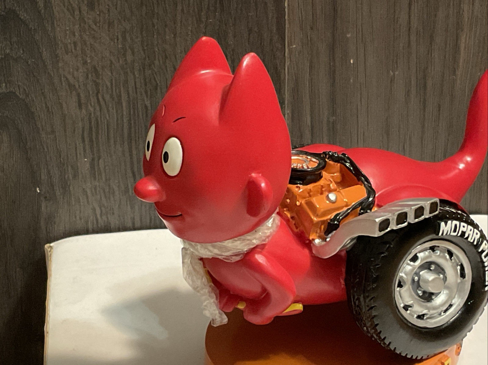 New Dodge Super Demon Dealership Exclusive Bobblehead B5 Bent Rod Garage Shaker