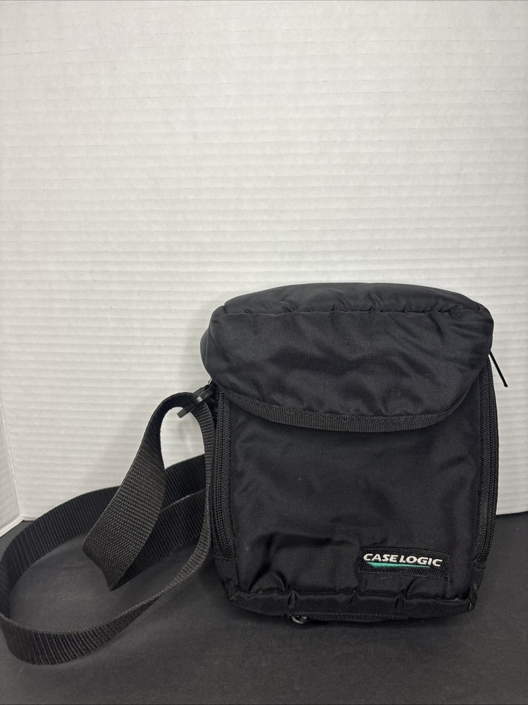 Vintage Case Logic CD Player Walkman Discman Carrying Case Soft Shoulder Strap