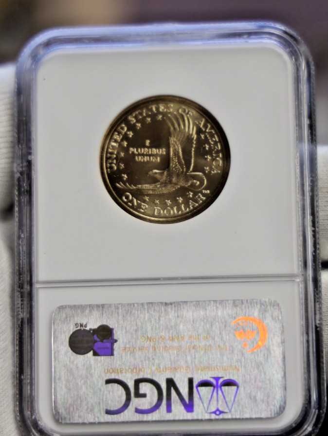 2005 D Sacagawea Dollar $1 NGC MS67 SMS