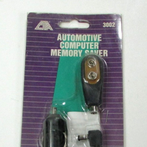 CTA Tools 3002 Vehicle Computer Memory Saver 9V Battery-Powered / Unopened