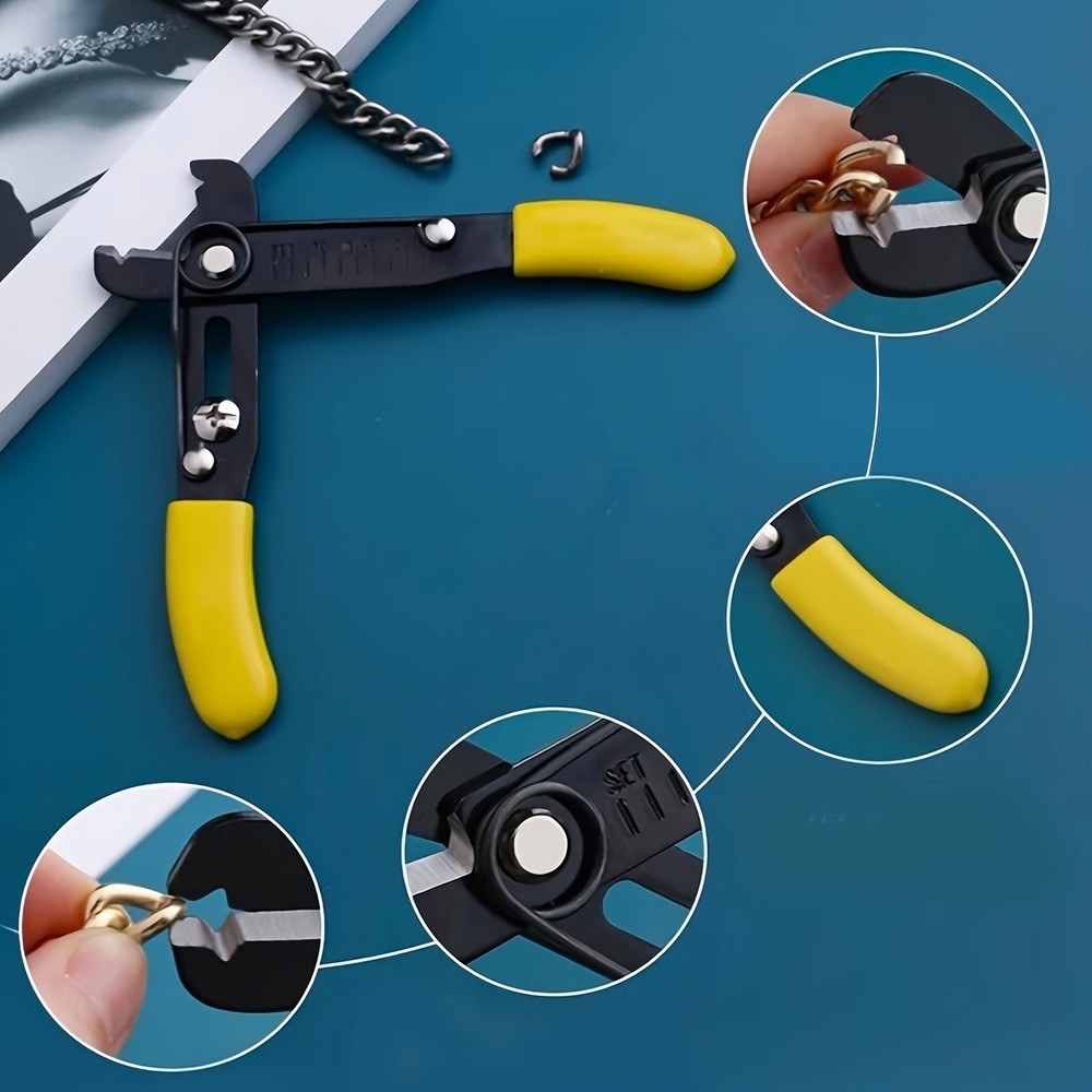 Crafty Versatile Sharp Smooth Manual Opening/Closing Jewelry Making Chain Pliers