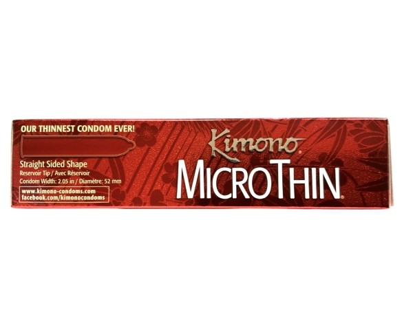 Kimono MicroThin Condoms - 12 count Lubricated