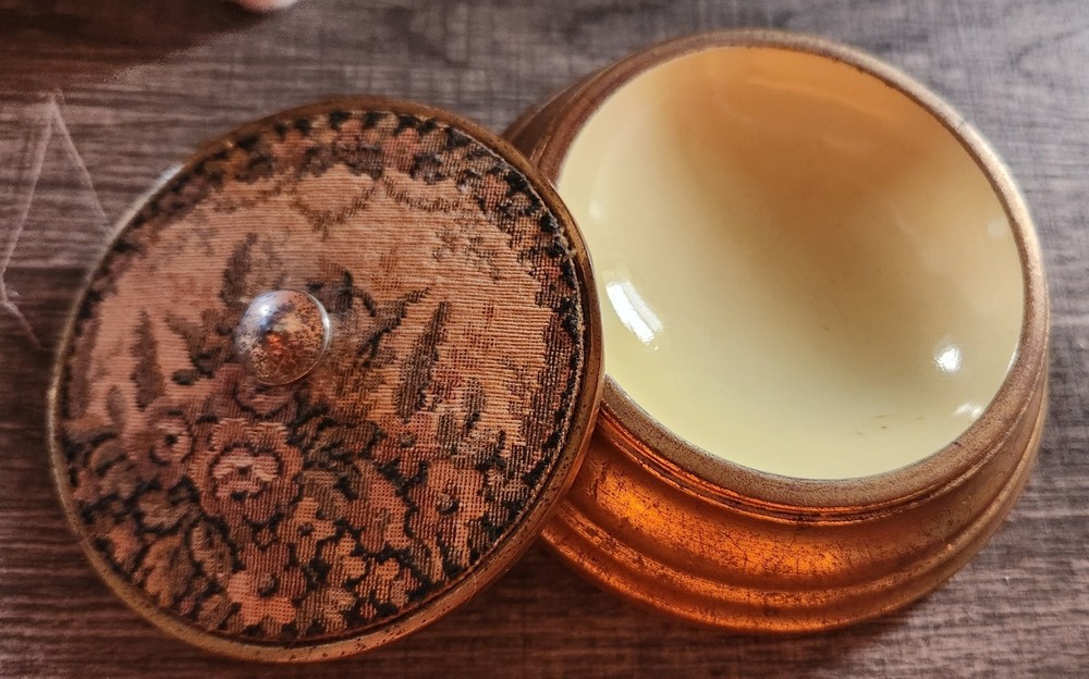 Antique Deco Powder Box