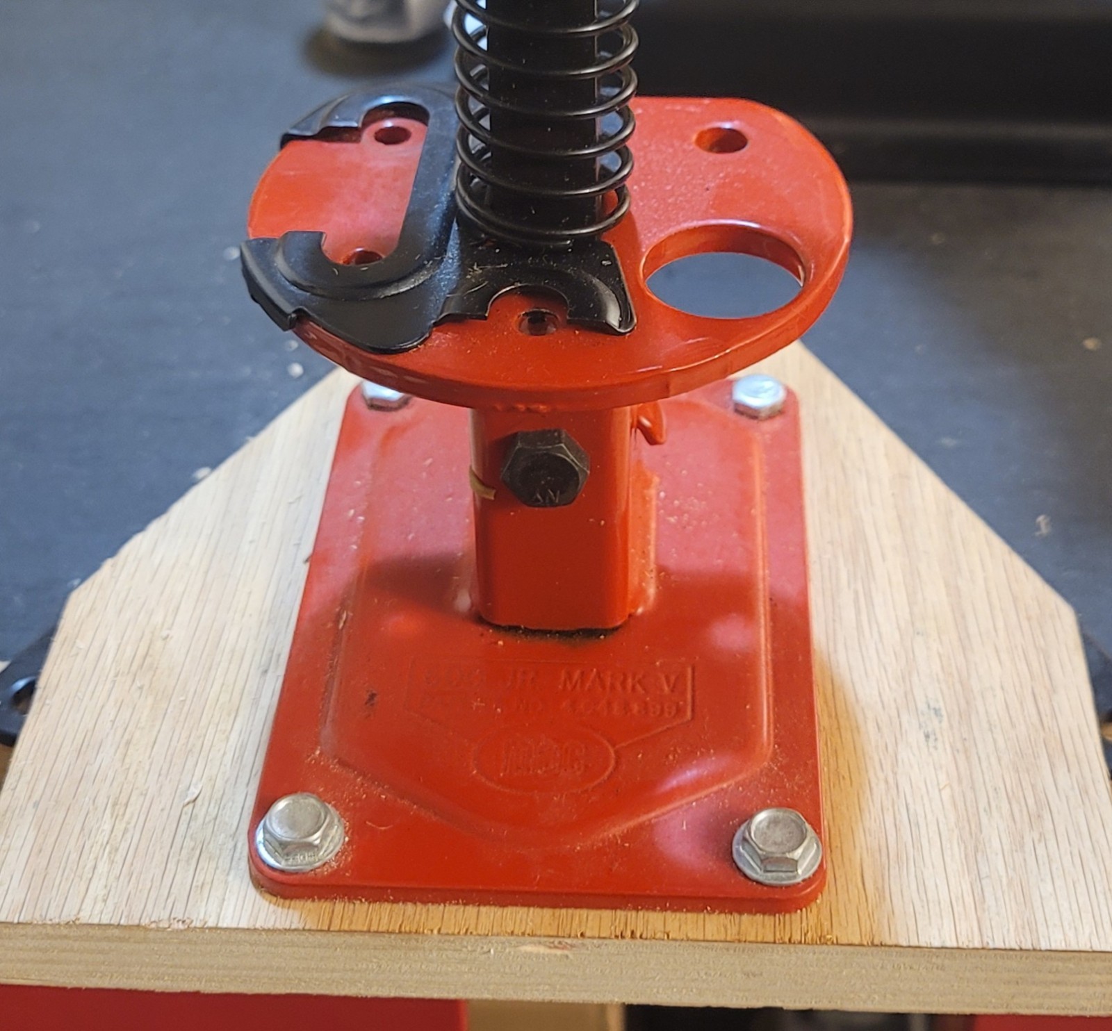 Lee Reloading Bench Plate Wooden Mount Fits Load All And Others