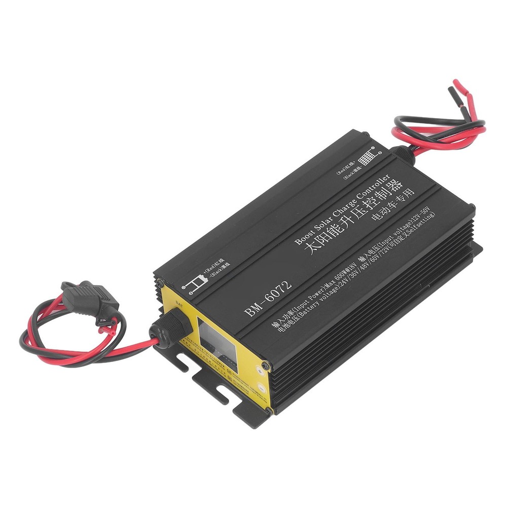 ·600W MPPT Boost Solar Charge Controller 12‑50V Input LCD Display Step Up Sol