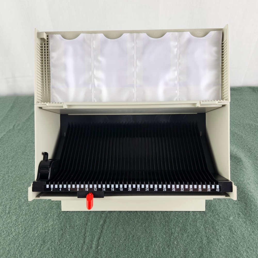 CD-3 MODEL DESKTOP NUMBERED DISK STORAGE Holder FOR 40 CD'S/DVD'S