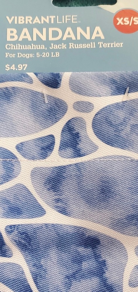 Blue DOGGIE BANDANA