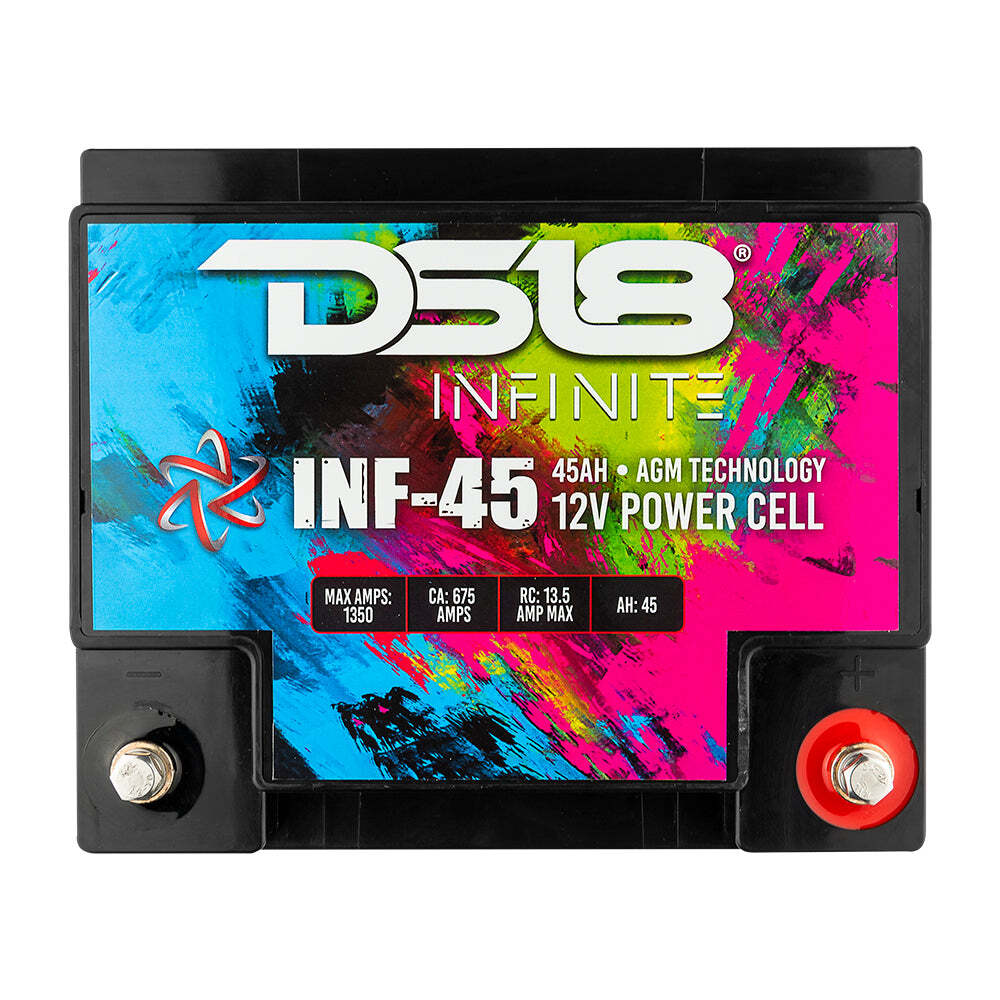 DS18 INF-45AH INFINITE 45 AH 1500 Watts AGM Power Cell 12 Volt Battery