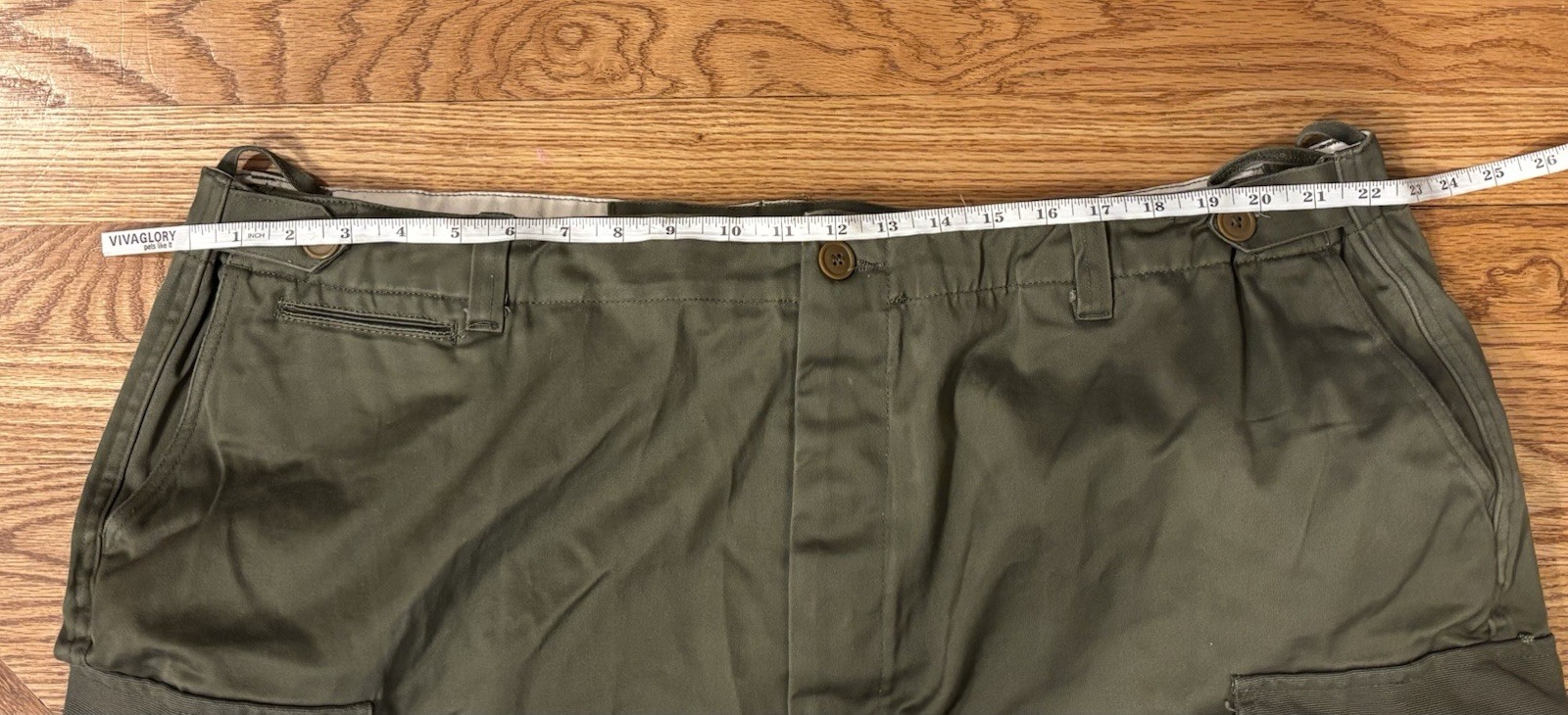 ATF At The Front 1943 Field Trousers Military Reproduction Cargo Pants Size 46 R