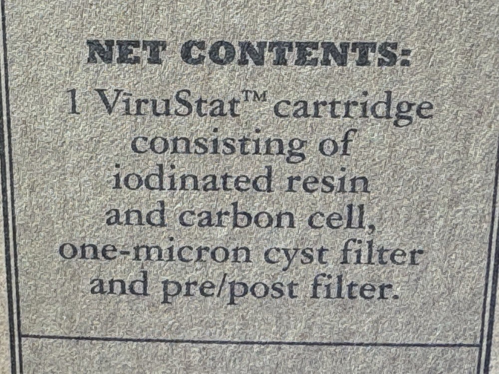 Exstream Virustat Complete Replacement Kit NEW FREE SHIPPING!!
