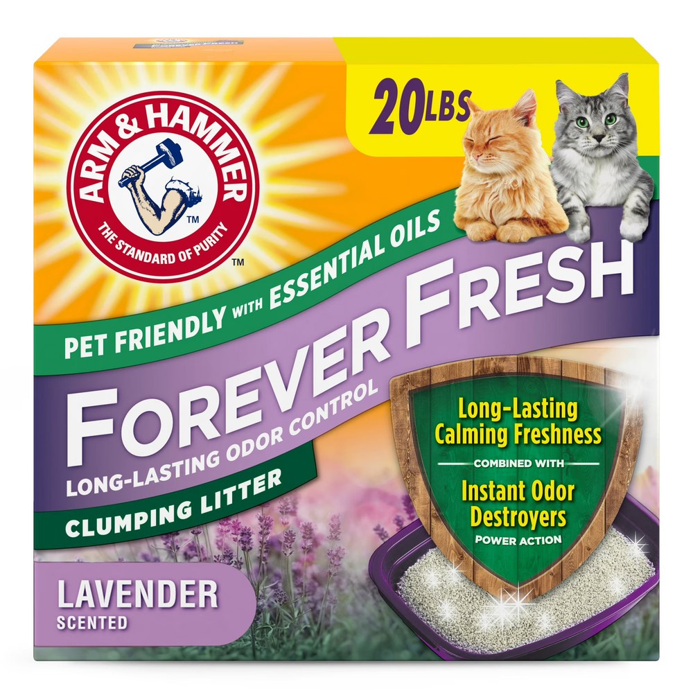 Clumping lavender scented multi cat litter