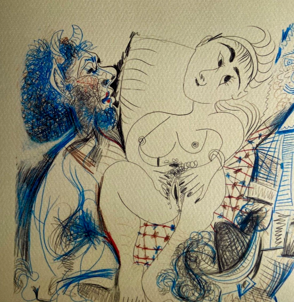 Pablo Picasso Lithograph Coa Original Signed Numbered Limited