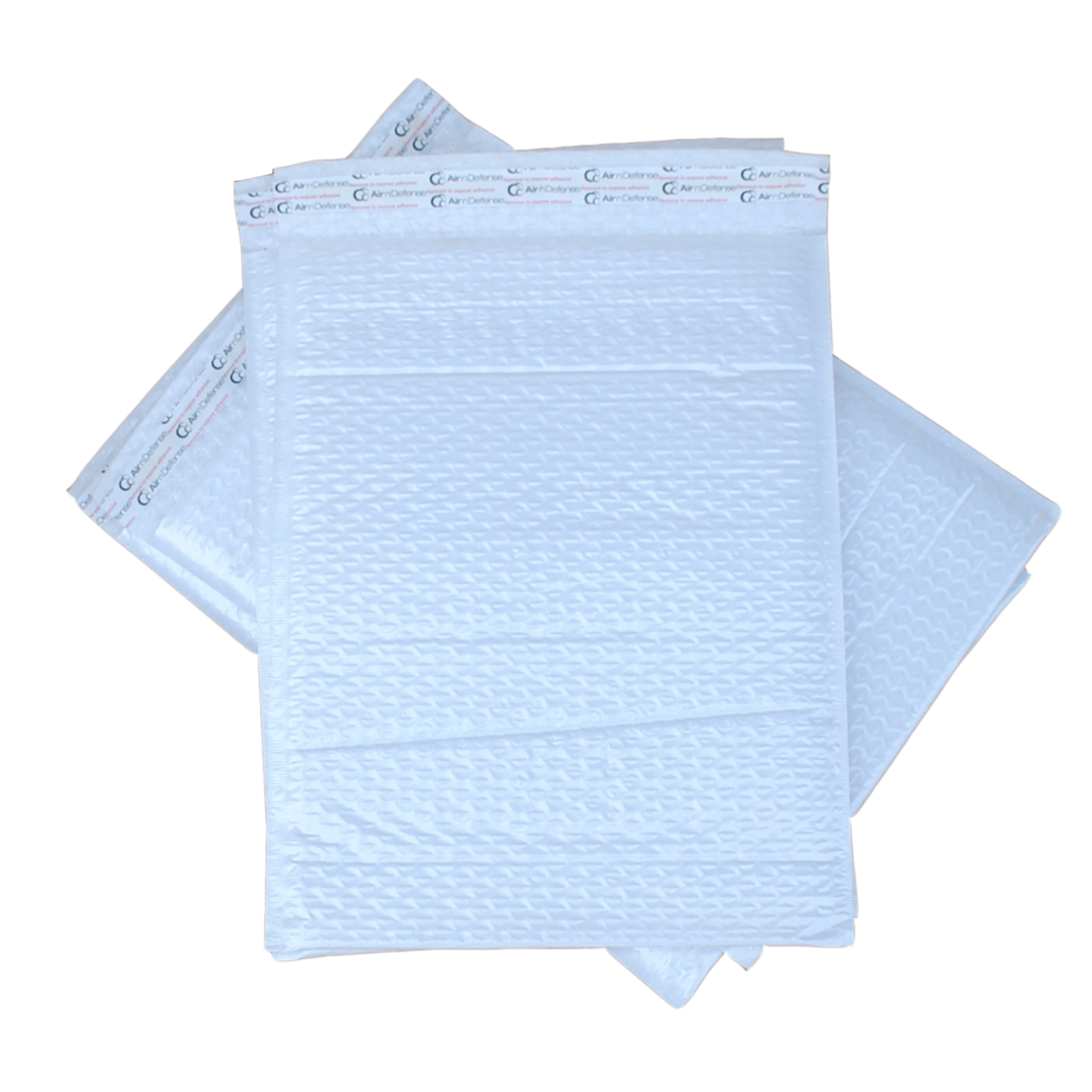 AirnDefense 500 #0 6.5x10" White Poly Bubble Envelopes Padded Mailers Shipping