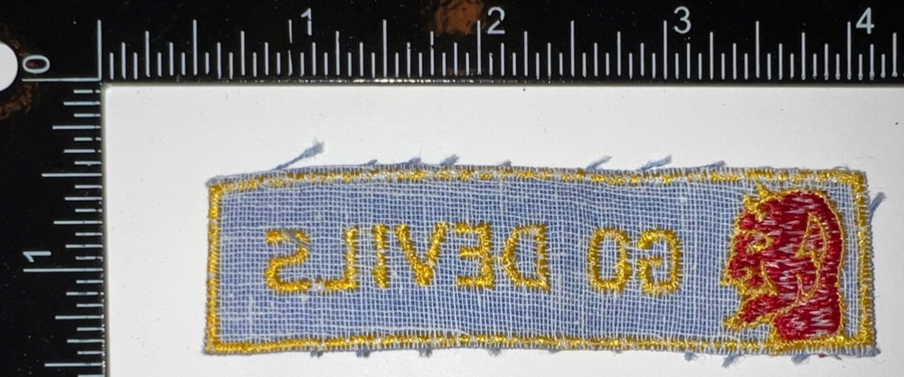 Cold War US Army 60th Infantry Regt 1st Bn Go Devils Twill US Made Patch
