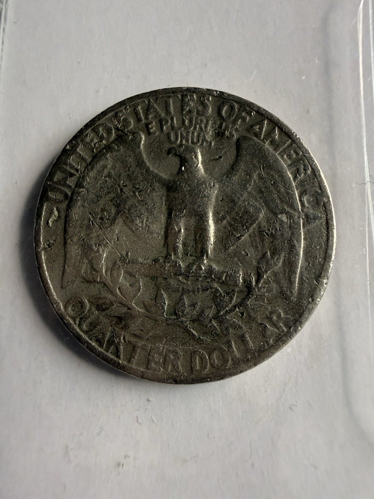 1966 No Mint Mark Washington Quarter Dollar Error Coin