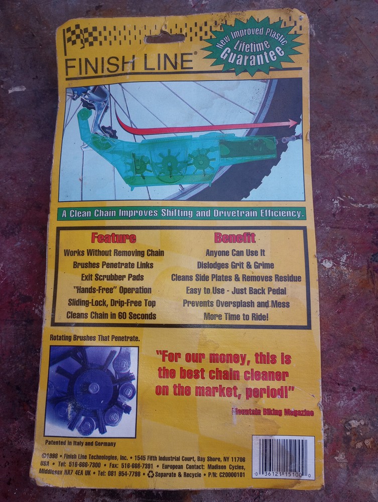 finish line bicycle chain cleaner